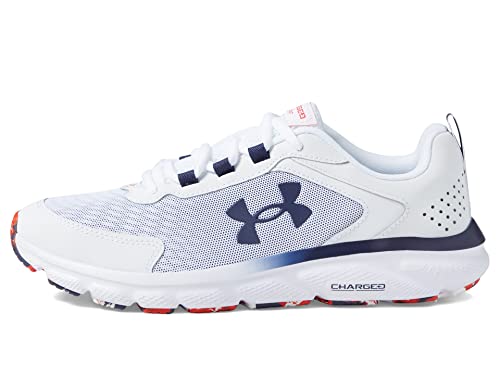 Under Armour Laufschuhe Charged Assert 9 weiß/gehärteter Stahl/gehärteter Stahl, Größe 41 (M), 42 EU von Under Armour