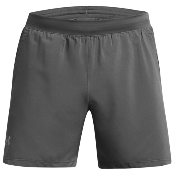 Under Armour - Launch 5'' Shorts - Laufshorts Gr M grau von Under Armour