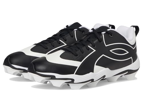 Under Armour Leadoff Icon Low Rm Baseball Cleats Sneaker für Herren, (001) Schwarz/Weiß/Schwarz, 49.5 EU von Under Armour
