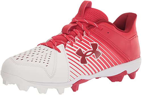 Under Armour Leadoff Low RM geformte Baseball-Stollen, Rot von Under Armour