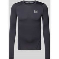 Under Armour Longsleeve mit Label-Print in Black, Größe M von Under Armour