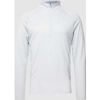 Under Armour Longsleeve mit Troyer-Kragen Modell 'Tech 2.0' in Hellgrau Melange, Größe XL von Under Armour