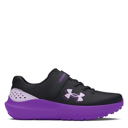 Under Armour Mädchen Laufschuhe GPS Surge 4 AC 3027109 Black/Lavish/Salt Purple 28 von Under Armour