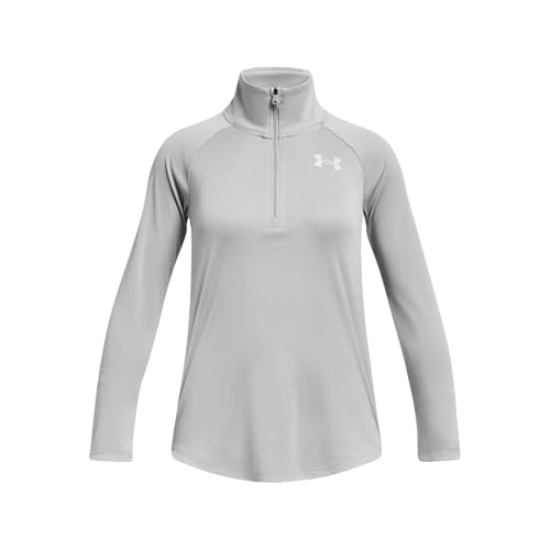 Under Armour Mädchen UA Tech Graphic 1/2 Zip, atmungskatives Langarm-Sportshirt, bequemes Funktionsshirt für Mädchen von Under Armour
