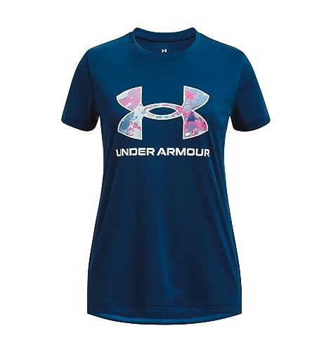 Under Armour Mädchen Tech Print Big Logo SSC L von Under Armour