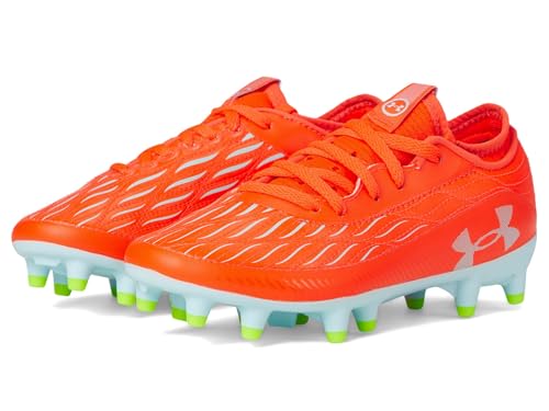 Under Armour Magnetico Select 4 Jr Fußballschuhe für Jungen, Ares Red/Ares Red/Stream, 1 Little Kid von Under Armour