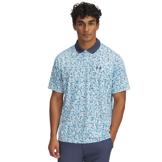 Under Armour Matchplay Floral Halbarm Polo hellgrau von Under Armour
