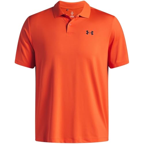 Under Armour Matchplay Golf-Poloshirt für Herren, (847) Fire / Midnight Navy, XX-Large von Under Armour