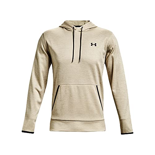 Under Armour Men's Armour Fleece Twist Hoodie , Khaki Base (289)/Black , Small von Under Armour