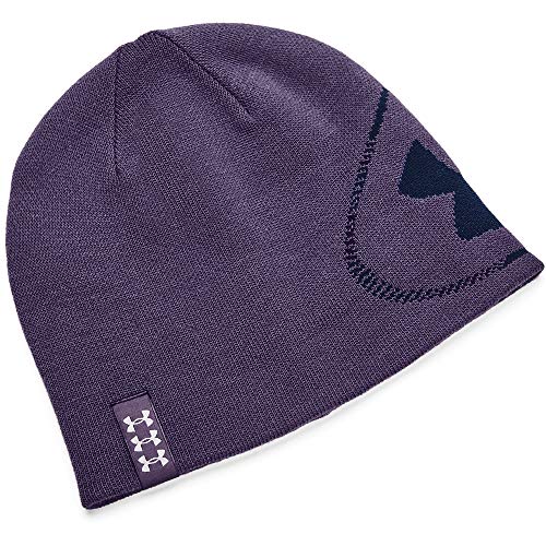 Under Armour Men's Billboard Reversible Beanie , Twilight Purple (500)/Halo Gray , One Size Fits All von Under Armour