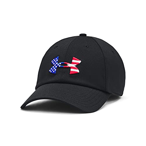 Under Armour Men's Freedom Blitzing Adjustible Hat , Black (001)/Silver , One Size Fits Most von Under Armour