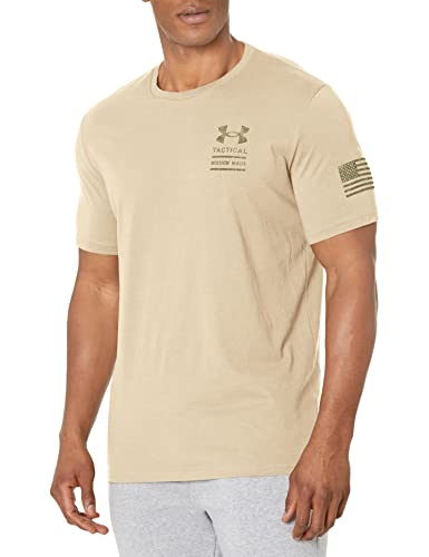 Under Armour Men's Freedom Mission T-Shirt , Desert Sand (290)/Steel , 3X-Large von Under Armour