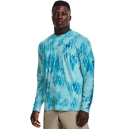 Under Armour Men's Iso-Chill Shore Break Camo T-Shirt , Fresco Blue (481)/Black , Large von Under Armour