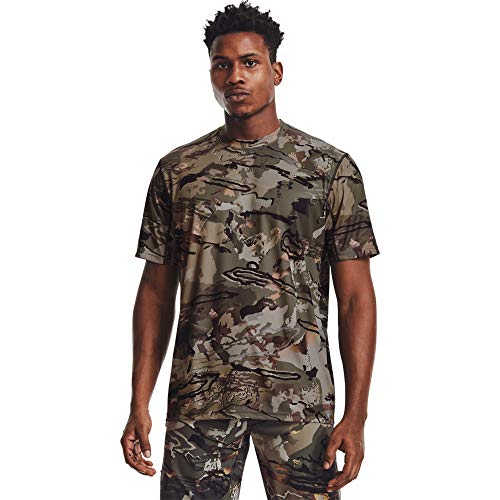Under Armour Men's Iso-chill Brushline Short Sleeve T-Shirt, Ua Forest All Season Camo (994)/Black, X-Large von Under Armour