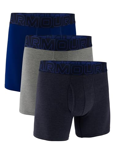 Under Armour Men's Performance Cotton 6" 3 Pack Solid Boxer Briefs von Under Armour