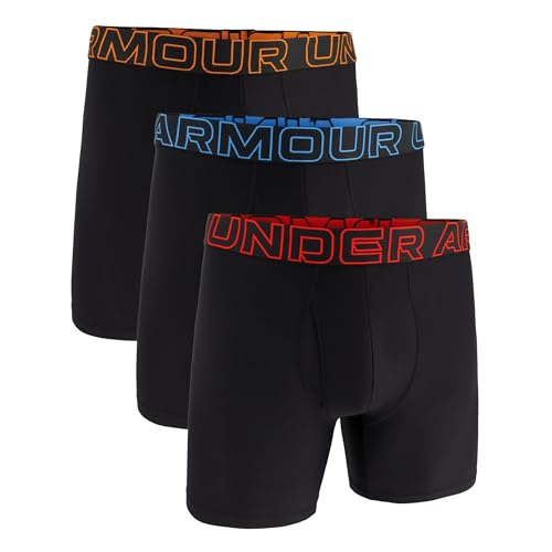 Under Armour Men's Performance Tech 6" 3 Pack Solid Boxer Briefs von Under Armour