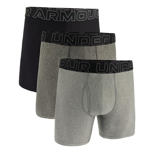 Under Armour Men's Performance Tech 6" 3 Pack Solid Boxer Briefs von Under Armour
