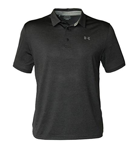 Under Armour Men's Play Off Heather Polo Shirt HeatGear Top 1351131 (Black, L) von Under Armour