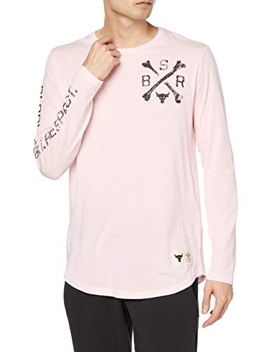 Under Armour Men's Project Rock BSR Long Sleeve Shirt (Rosewater/Black - 643, XX-Large) von Under Armour