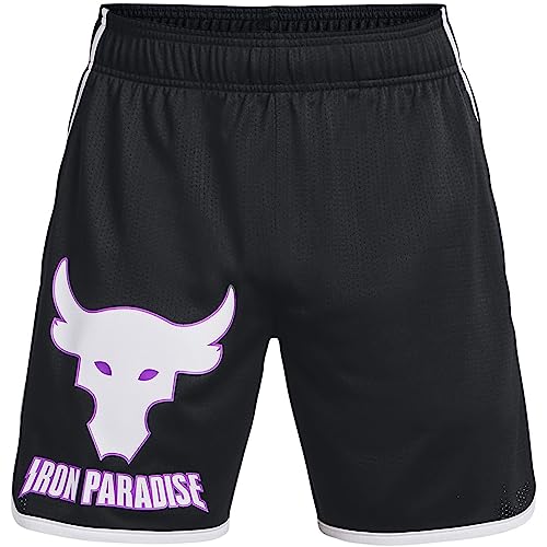 Under Armour Men's Project Rock Disrupt Mesh Shorts, Black (as1, Alpha, m, Regular, Regular) von Under Armour