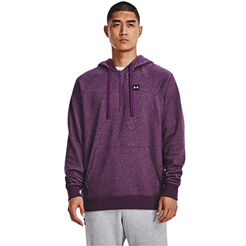 Under Armour Men's Size Rival Fleece 1/2 Zip Hoodie, (514) Rivalry Light Heather / / Onyx White, X-Large Tall von Under Armour