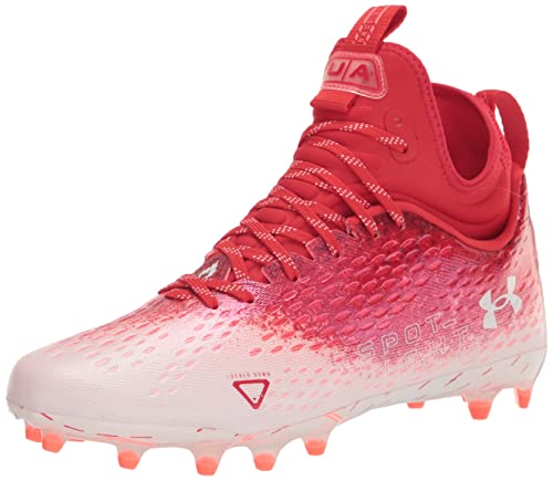 Under Armour Men's Sportlight Lux MC 2.0 Football Shoe, (600) Red/White/White, 14 von Under Armour