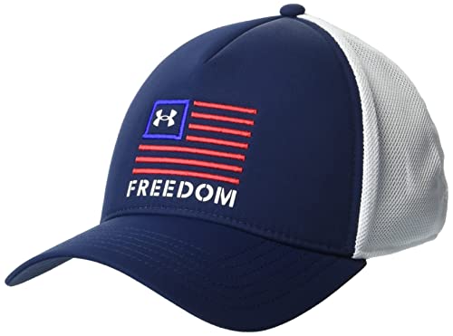 Under Armour Men's Standard Freedom Trucker Hat, (409) Academy/White/White, One Size Fits All von Under Armour