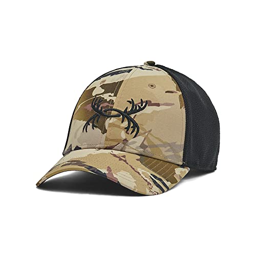 Under Armour Men's Standard Outdoor Antler Trucker Hat, (989) UA Barren Camo/Black/Black, One Size Fits Most von Under Armour