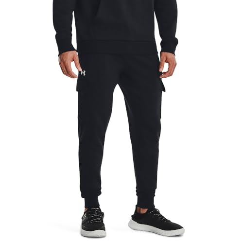 Under Armour Herren Sweathose Rival Cargo Black-White XXL von Under Armour