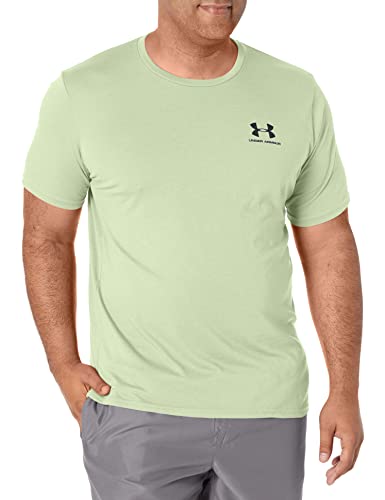 Under Armour Men's Standard Sportstyle Left Chest Short-Sleeve T-Shirt, (370) Phosphor Green / / Black, XX-Large von Under Armour