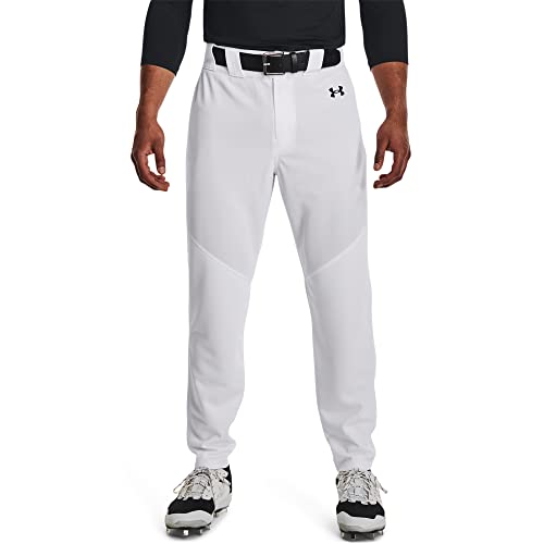 Under Armour Men's Standard Utility Baseball Straight Leg Pant 22, (100) White / / Black, Large von Under Armour