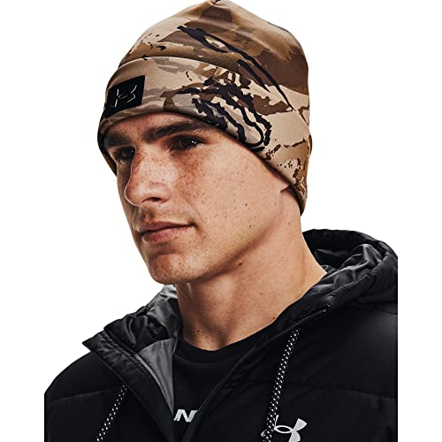 Under Armour Herren Storm Beanie Mütze für kaltes Wetter, Ua Barren Camo (999)/Schwarz, Einheitsgröße von Under Armour