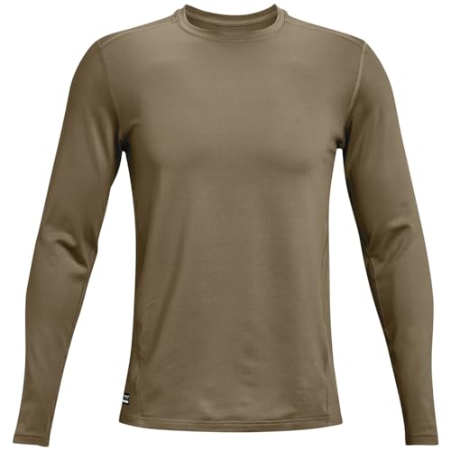 Under Armour Men's Tac Crew ColdGear Infrared Base T-Shirt , Federal Tan (499)/Federal Tan , Large von Under Armour