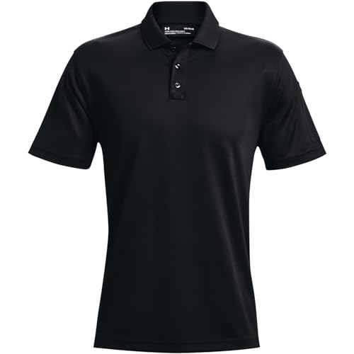 Under Armour Men's Tac Performance Polo 2.0, Black (001)/Black, Small von Under Armour