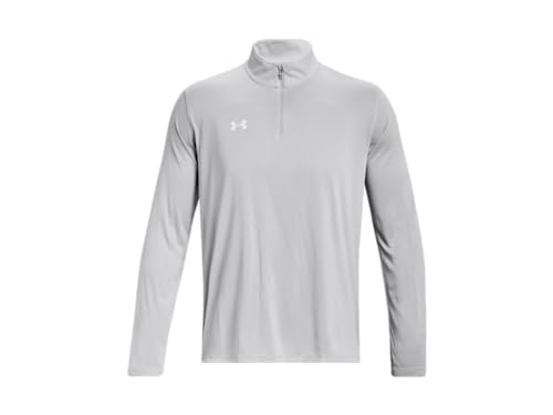 Under Armour Men's Team Teach 1/4 Zip Loose Grey Long-Sleeve Shirt (L) von Under Armour