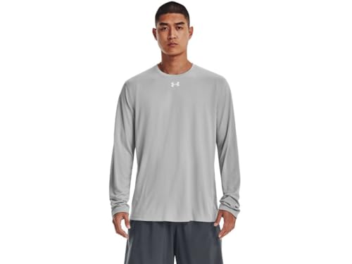 Under Armour Men's Team Tech Loose Grey Long Sleeve Short (M) von Under Armour