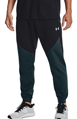 Under Armour Men's UA Dynasty Fleece Joggers Pants 1359357 (3X-Large, Black / White - 001) von Under Armour