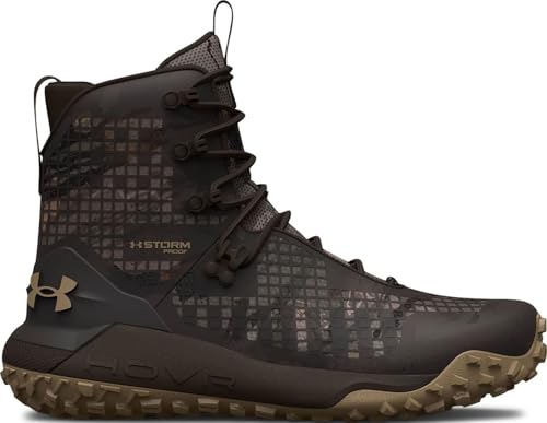 Under Armour Men's UA HOVR Dawn Waterproof 2.0 Boots - 3025573-901 - Maverick Brown/Bayou - 13 von Under Armour