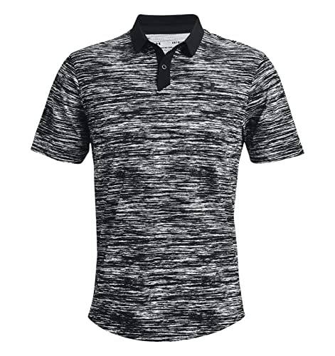 Under Armour Men's UA Iso-Chill ABE Twist Polo Shirt Top 1370664 (Medium, White/Black-100) von Under Armour