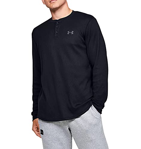 Under Armour Men's UA Waffle Henley LG Black von Under Armour