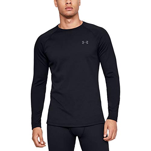 Under Armour Mens Packaged Base 3.0 Crew Long-Sleeves, Black, MD von Under Armour