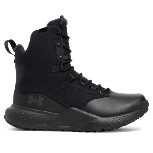 Under Armour Micro G Stellar Zip für Herren, wasserdicht, 001 Schwarz, Anthrazit, 48 EU von Under Armour
