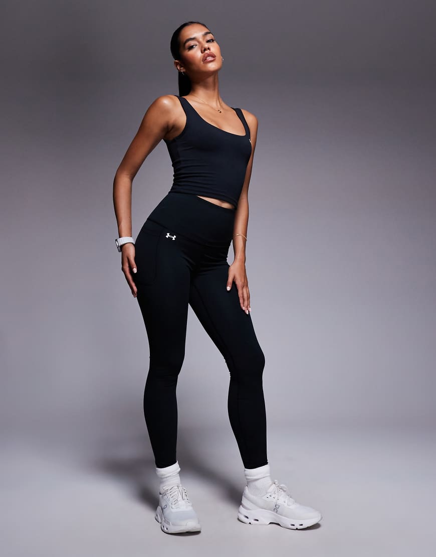 Under Armour - Motion - Leggings in Schwarz mit ultrahohem Bund von Under Armour