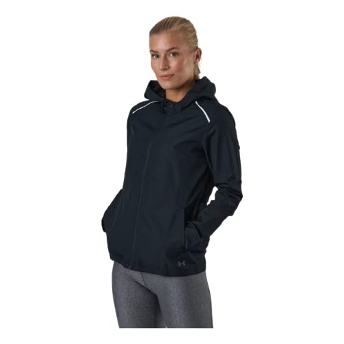 Under Armour Outrun The Rain Laufjacke Damen schwarz/weiß, M von Under Armour