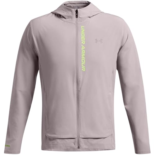 Under Armour Outrun The Storm Herren-Laufjacke, grau, S von Under Armour
