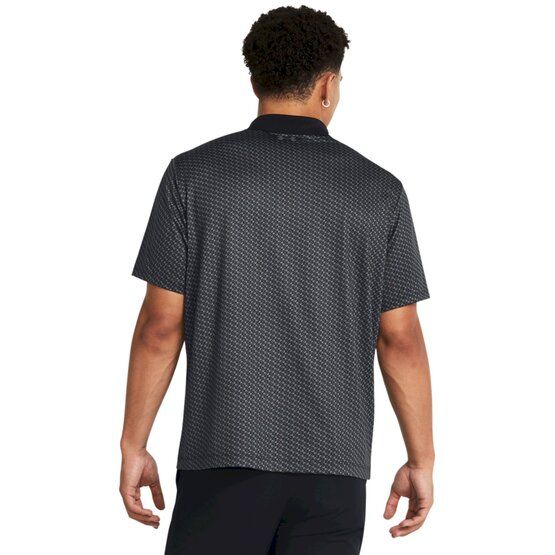 Under Armour Perf 3.0 Printed Deuces Flag Polo schwarz von Under Armour