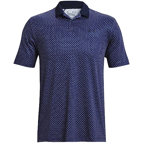 Under Armour Performance 3.0 Neuheit Polo, Mitternacht-Marineblau/Venom Rot/Mitternacht Navy, XL von Under Armour