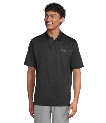 Under Armour Performance 3.0 Poloshirt für Herren, Schwarz/Anthrazit/Grau (Pitch), XL von Under Armour