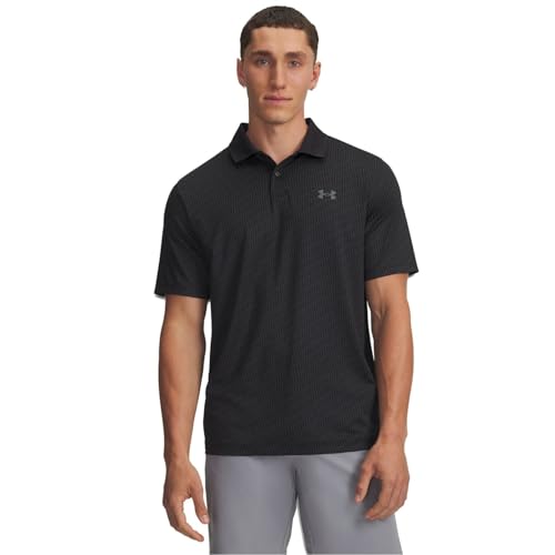 Under Armour Performance 3.0 Poloshirt für Herren, Schwarz/Anthrazit/Grau (Pitch), XL von Under Armour