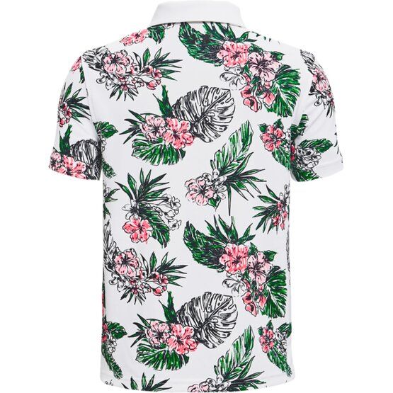 Under Armour Performance Floral Polo weiß von Under Armour